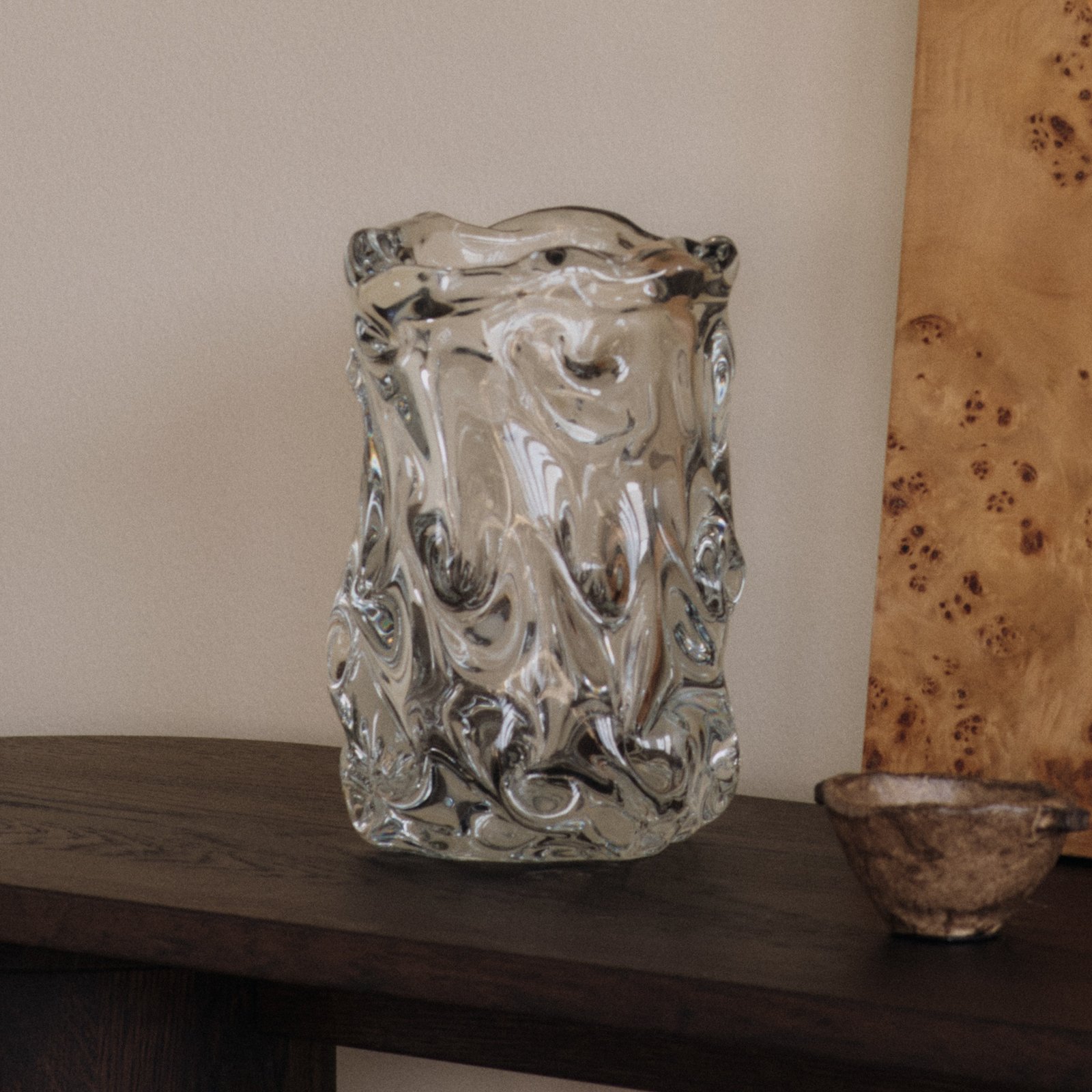 Virelle Vase, Höhe 24 cm, Glas, handgemacht - ferm LIVING