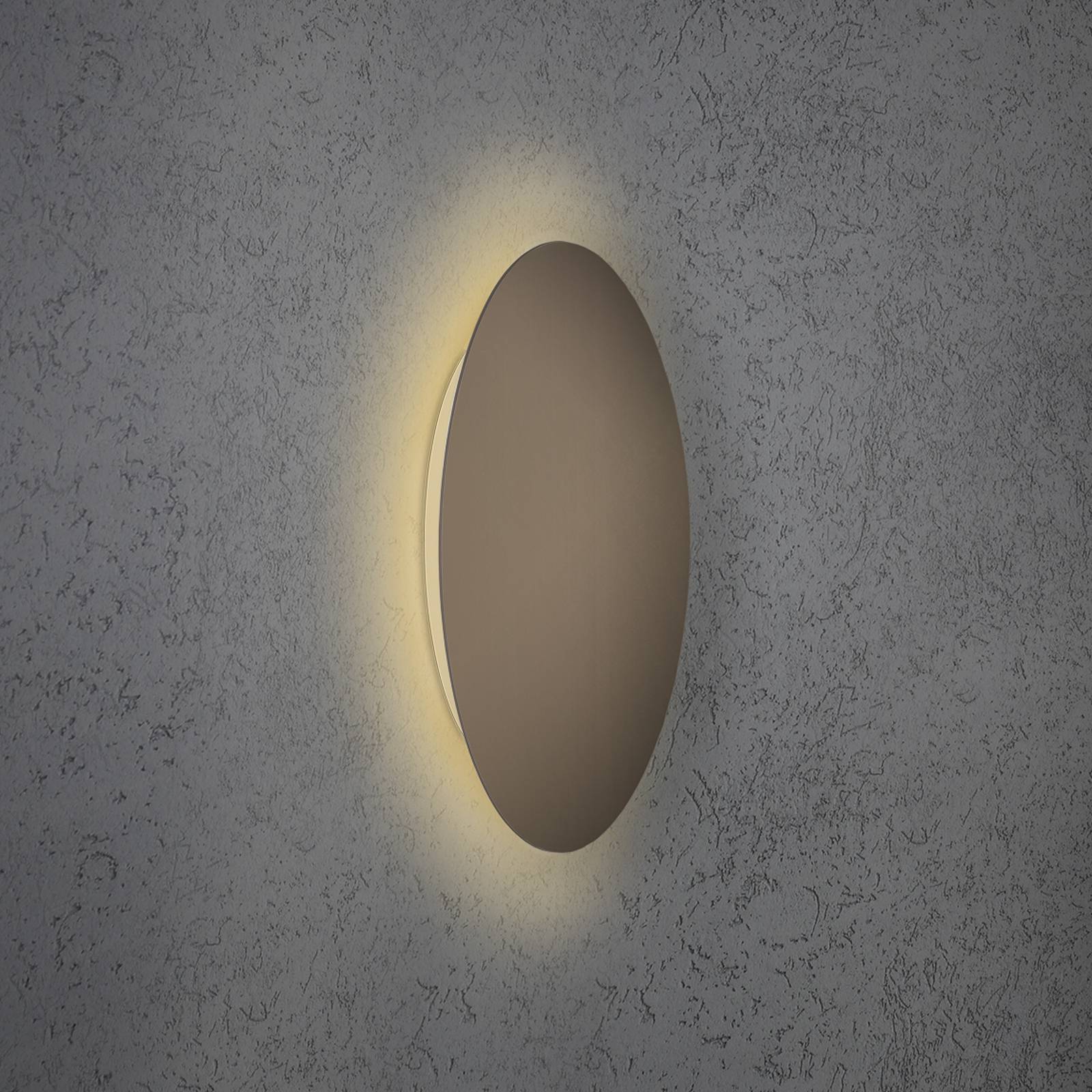 Escale Blade LED-Wandleuchte bronze Ø 34 cm