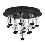 EGLO Stars Of Light LED ceiling lamp Pianopoli black Ø 50cm