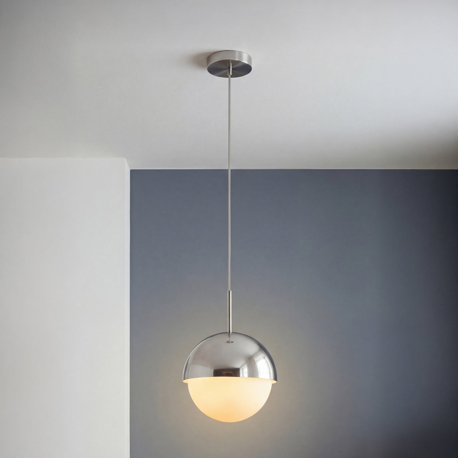OSRAM hengelampe Decor Dome, kromfarget, Ø 22 cm, metall