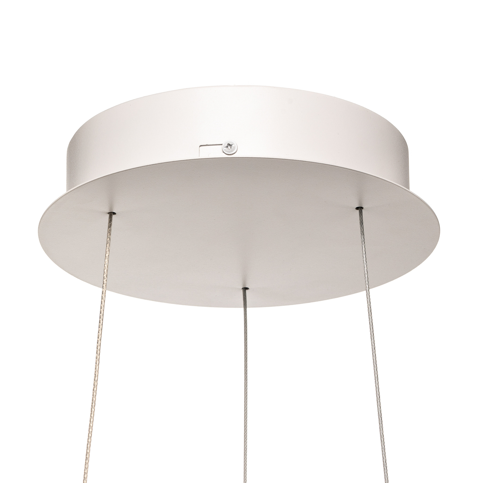 Závesné svietidlo Arcchio Albiona LED, biele, 60 cm