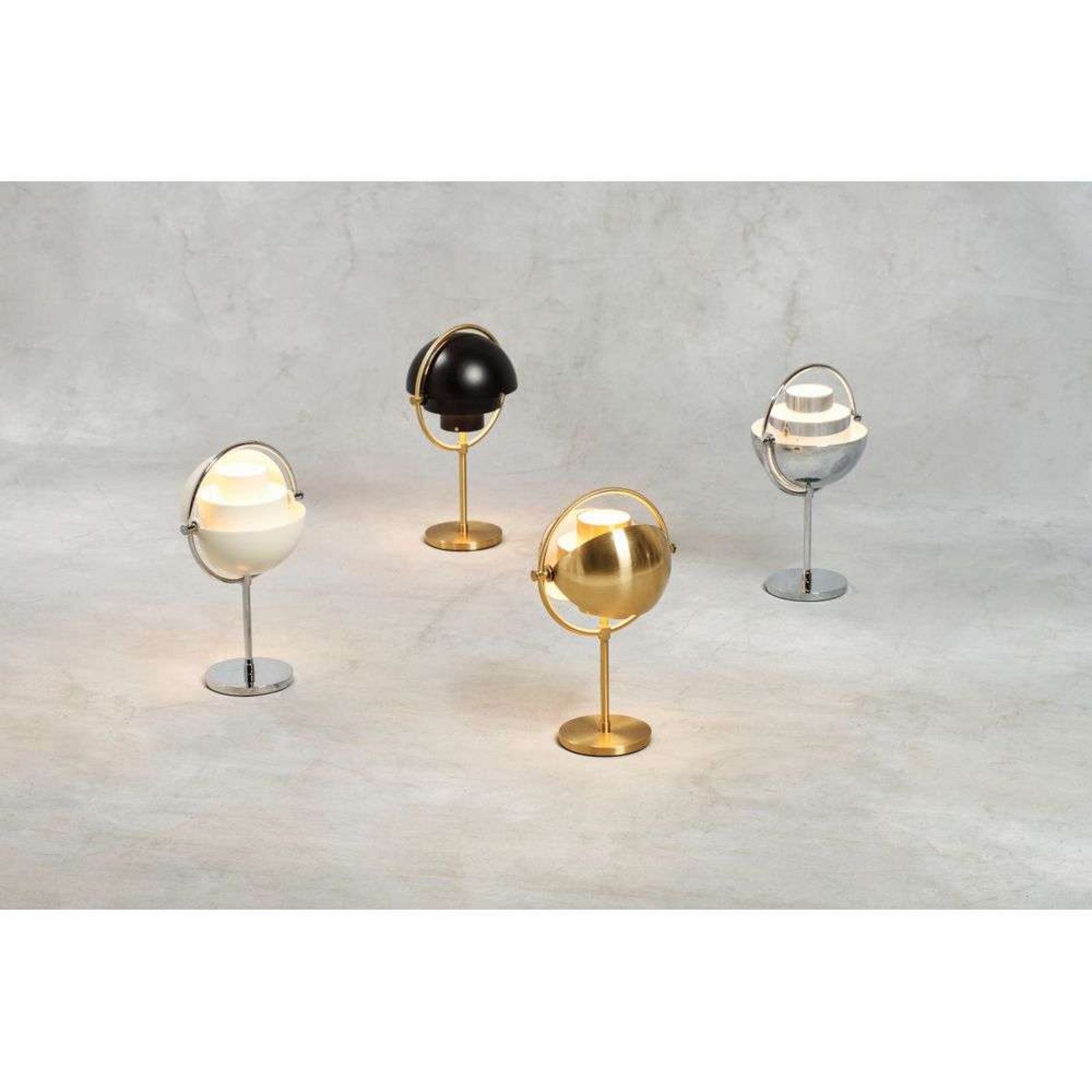 Multi-Lite Portable Bordslampa Black/Brass - GUBI