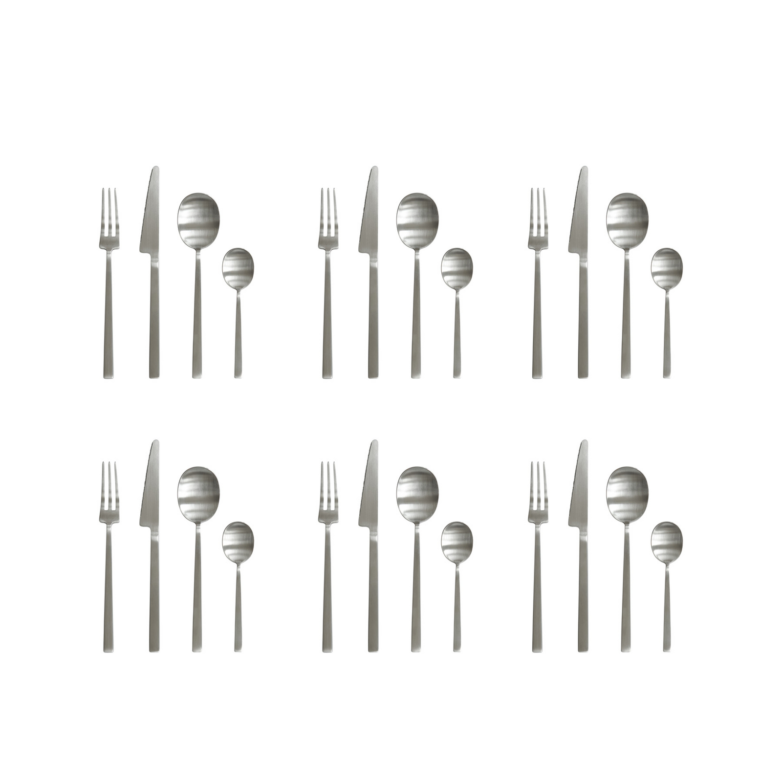 Zestaw sztućców Kogei, stal, zestaw 24 sztuk – 101 Copenhagen