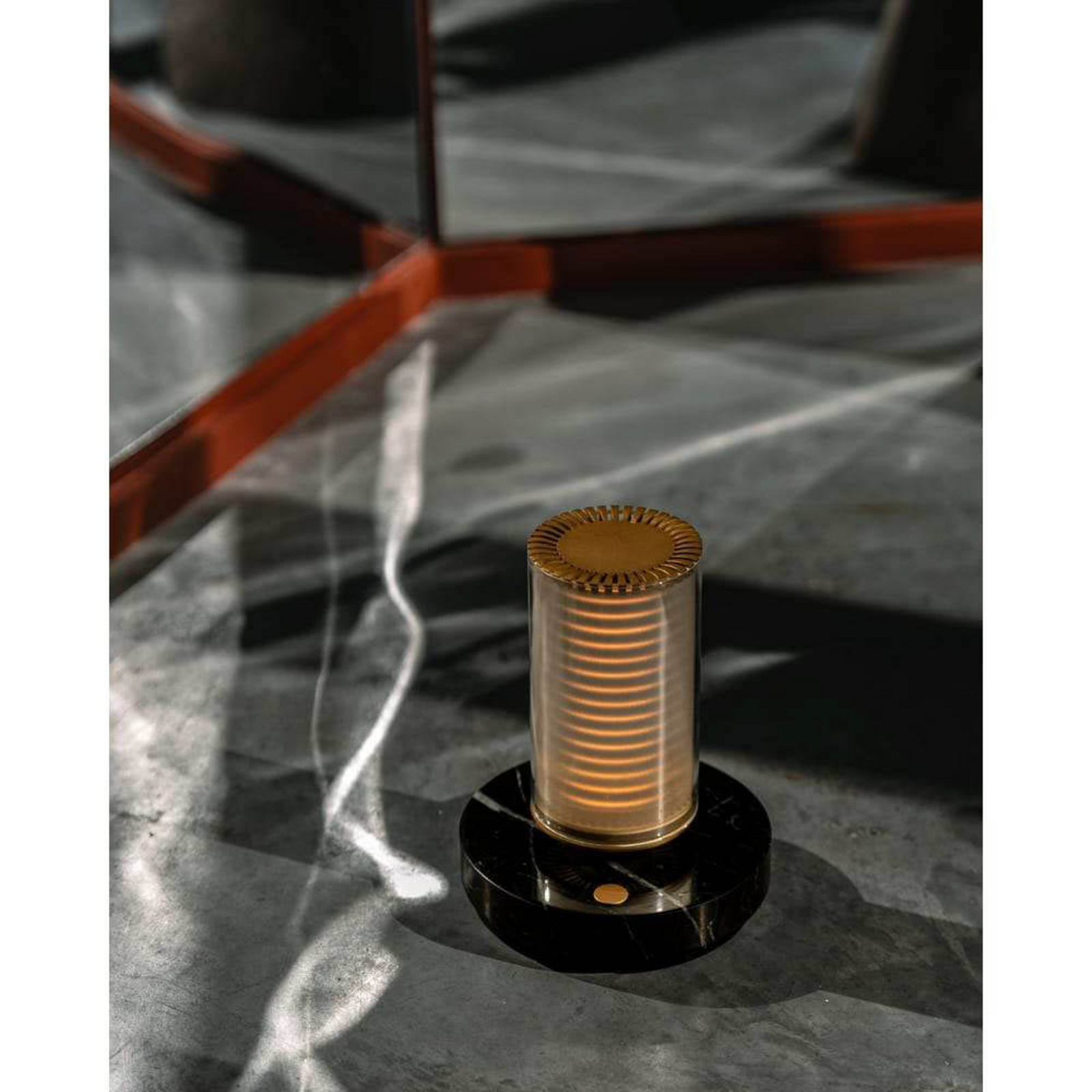 La Lampe Frechin Portable Lampe de Table Ø13x16,6 Golden/Black - DCW
