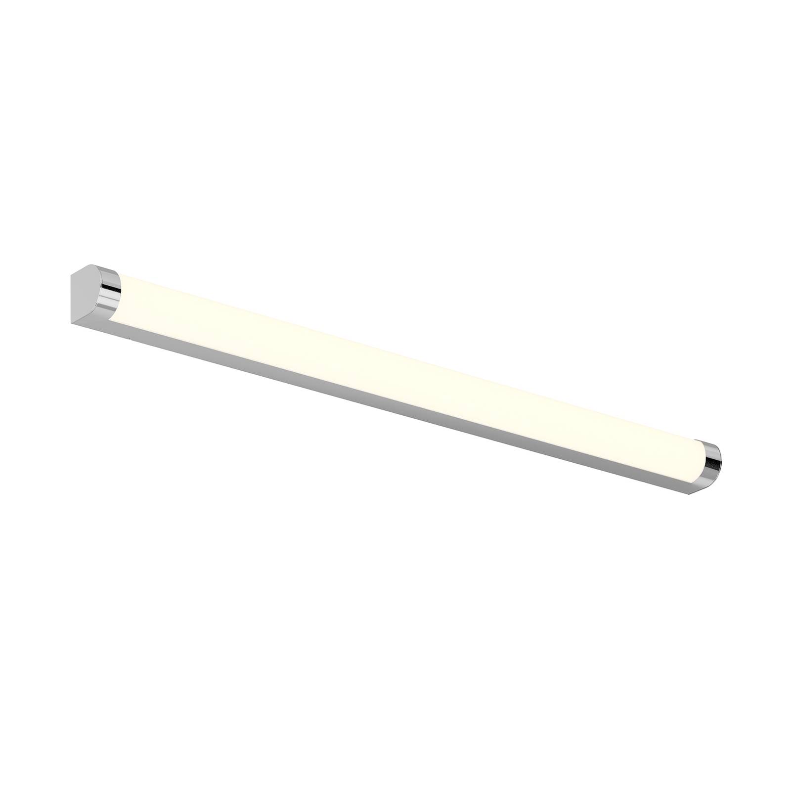 Lindby Nava LED bathroom wall light, 120 cm, for Bathroom, aluminium, plastic, 20 W, W: 120 cm, H: 7 cm