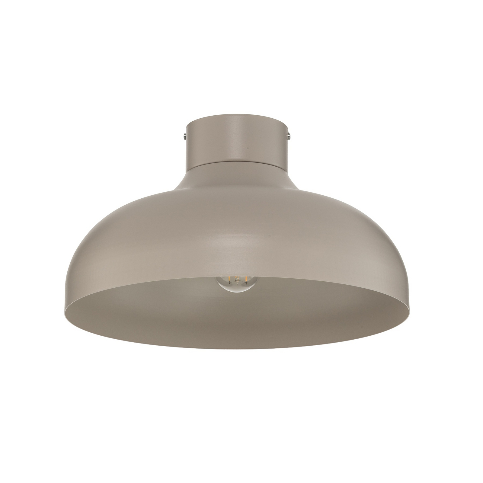 Basca ceiling light, beige, metal, Ø 40 cm, E27 Basca ceiling light, beige, metal, Ø 40 cm, E27