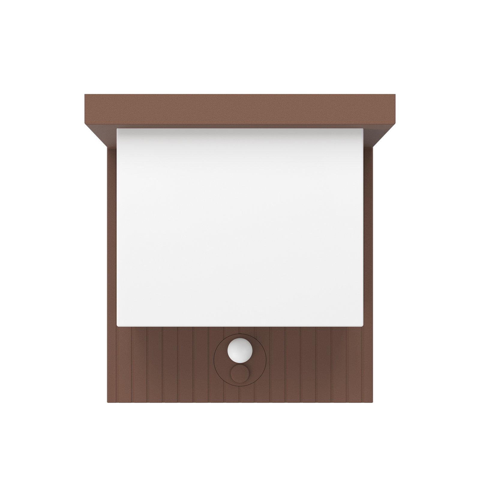 LED-välisvalgust Frigento roostekarva, kõrgus 15 cm, andur