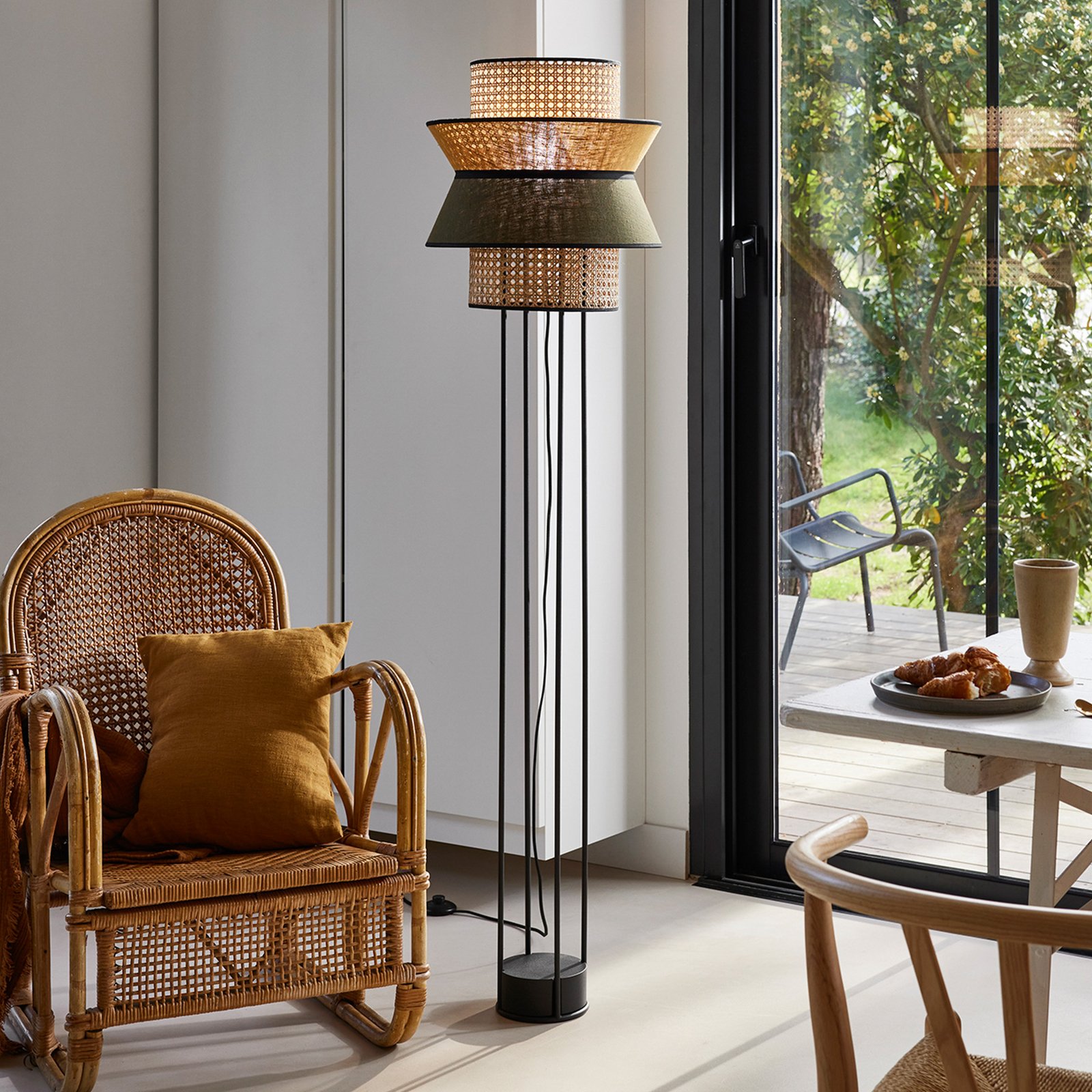 Singapour DBL Stehleuchte, khaki/curry - MARKET SET Singapour DBL Stehleuchte, khaki/curry - MARKET SET