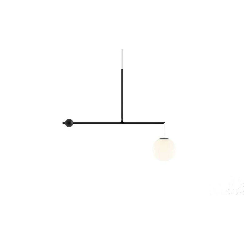 Luceplan - Malamata Pendant Ø22 Matt Black