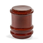 03 DARK RED PAWN sidebord, rødt, keramik, højde 44,5 cm – Serax