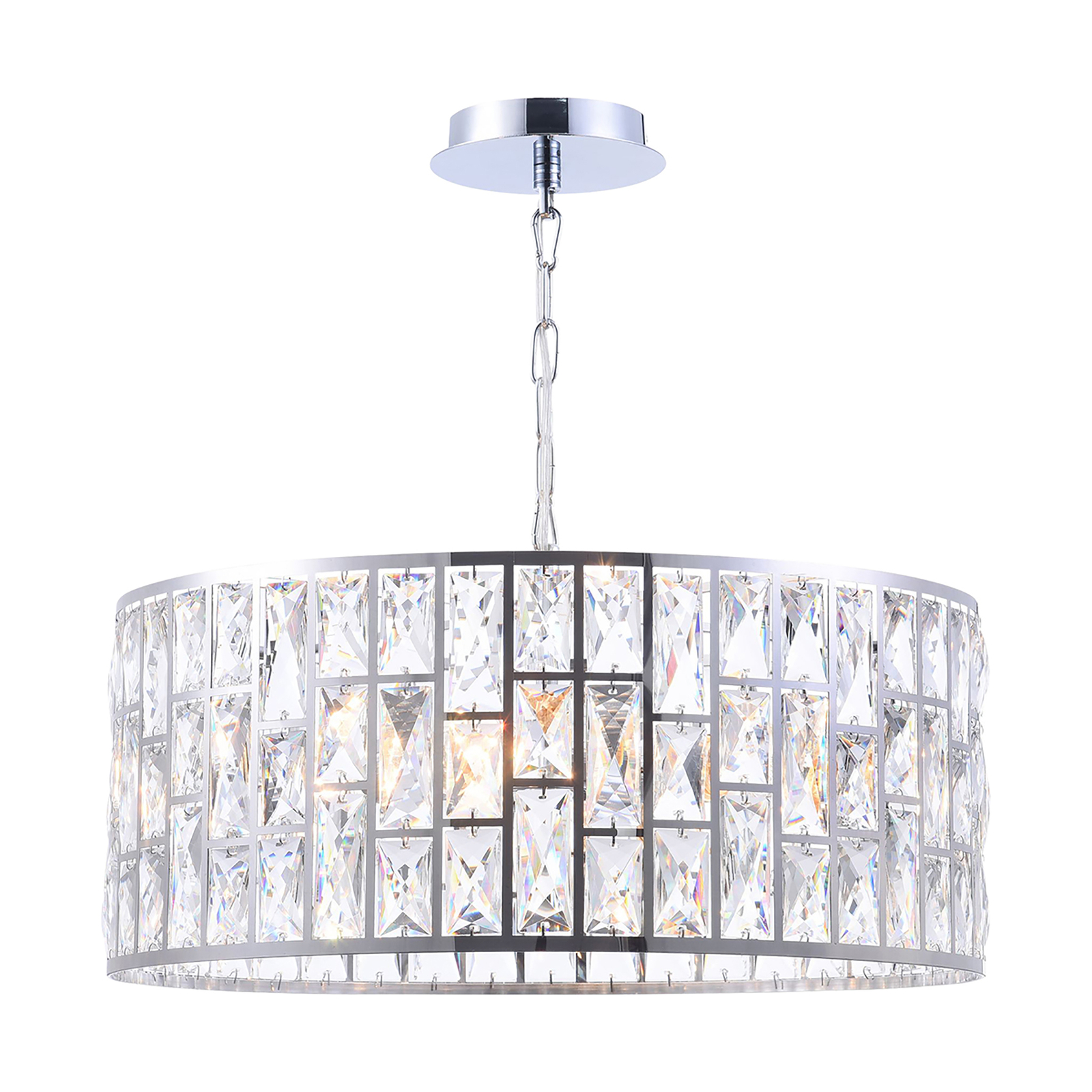 Maytoni Gelid pendant light crystal glass panes