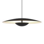 MARSET Ginger Colgante LED, Triac Ø32cm negro/blanco