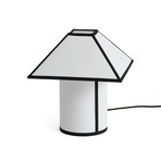 Lampe à poser Ava, hauteur 32 cm, blanc/noir, E27 - HAY