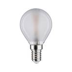 Pauleen teardrop LED bulb, filament, E14, 3 W, matt, 2,700 K