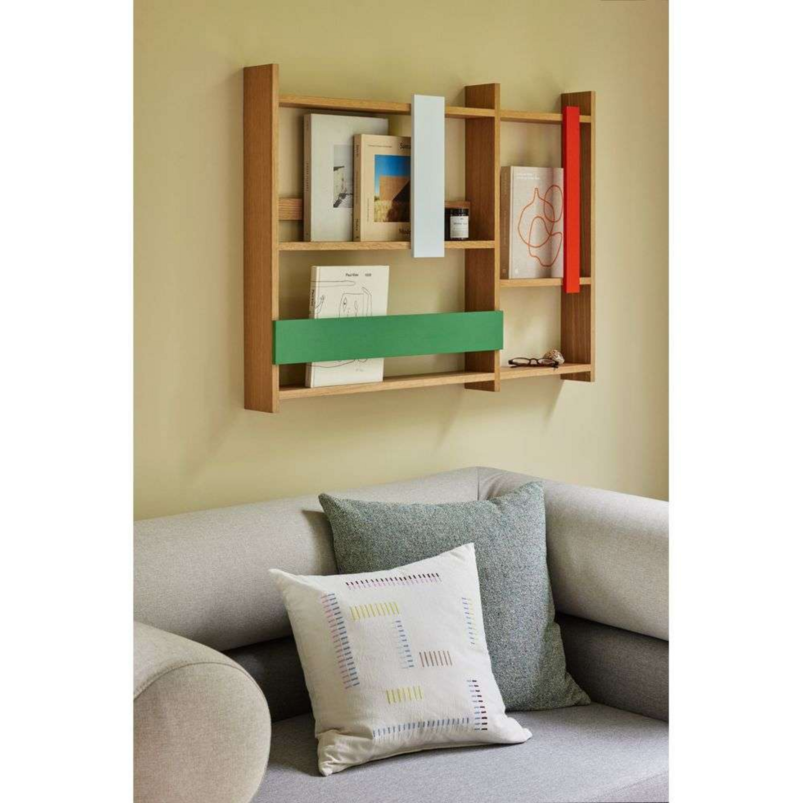 Arki Shelf/Magazine Holder Natural/Multicolour - Hübsch