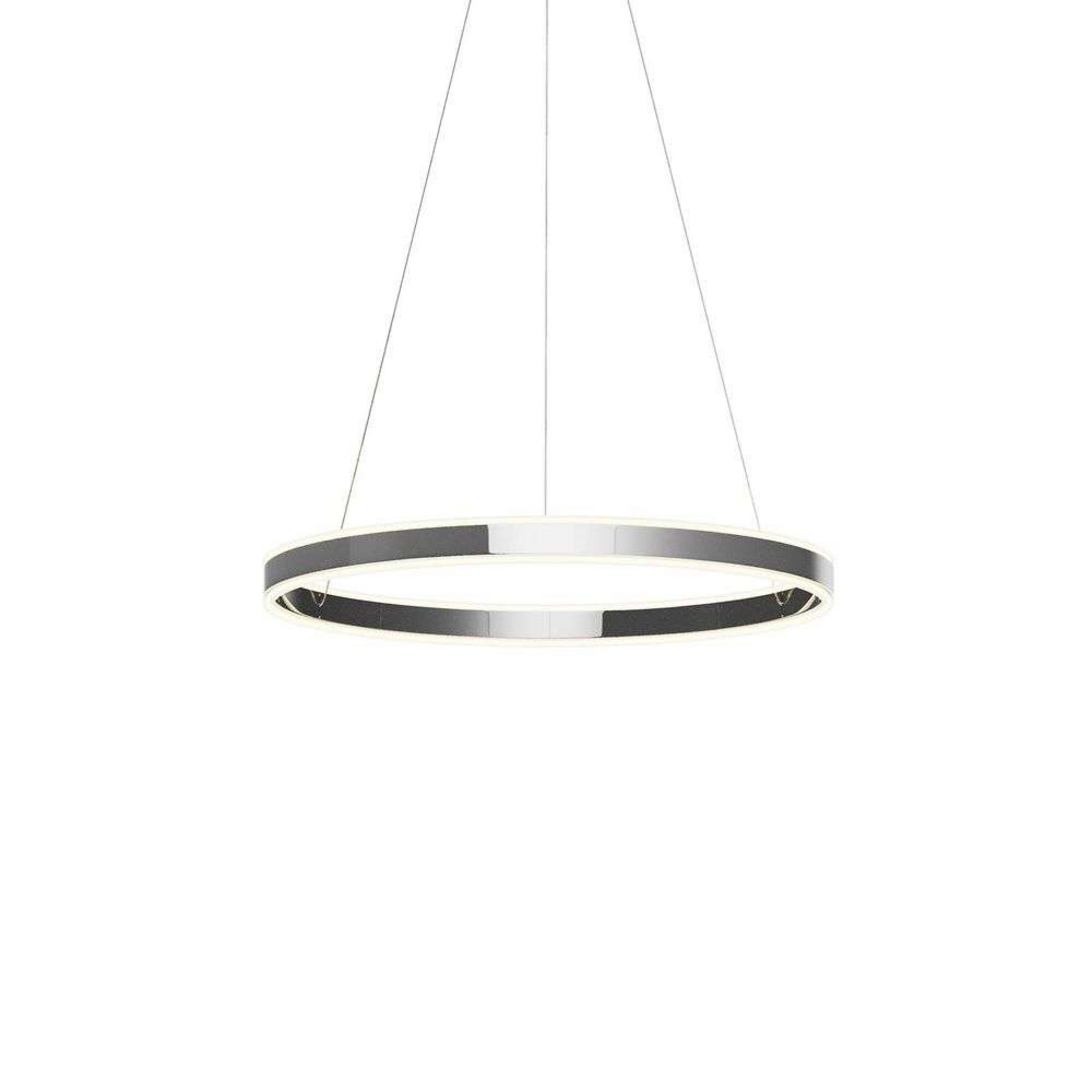 Lyani Pendant Ø60 Chrome/White - Lucande