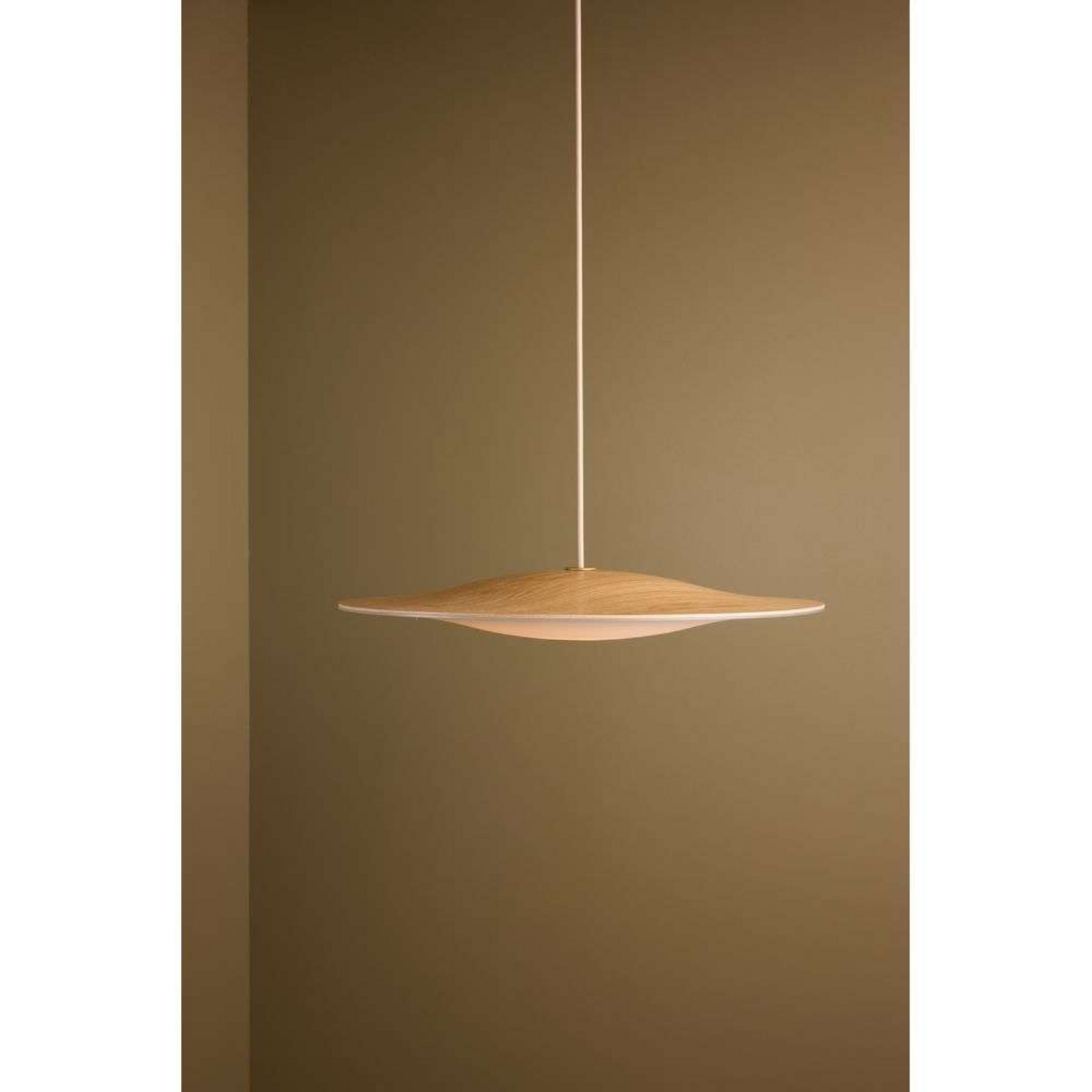 Sinus-Wood 550P LED Obesek Svetilka Stejar/Opal - Piet Hein