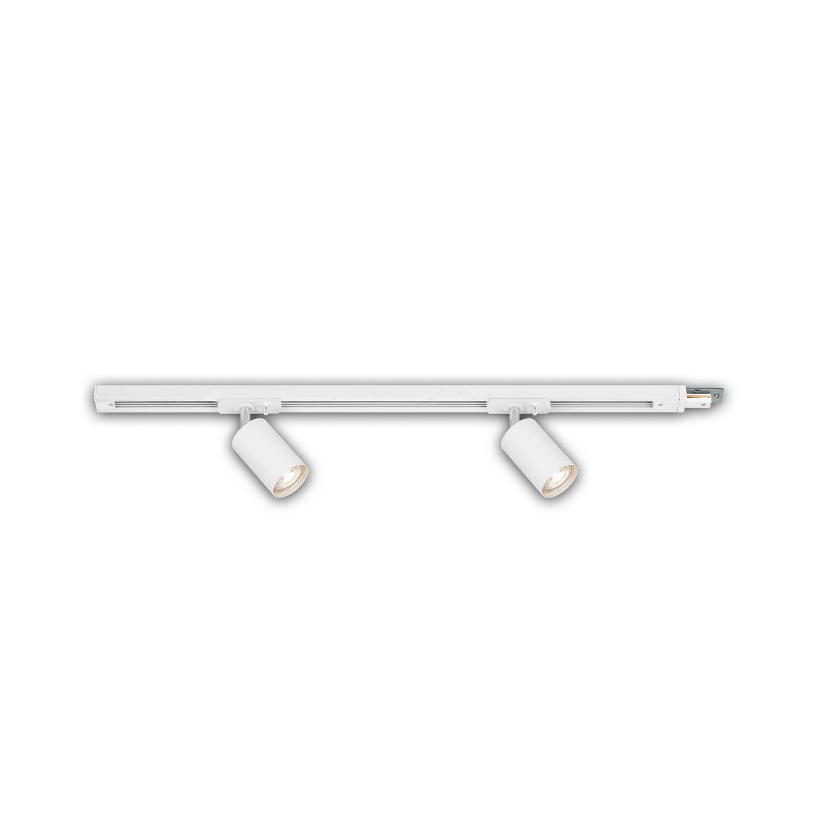 Schienensystem Erweiterung, weiß, 80 cm Schiene, 2 Spots