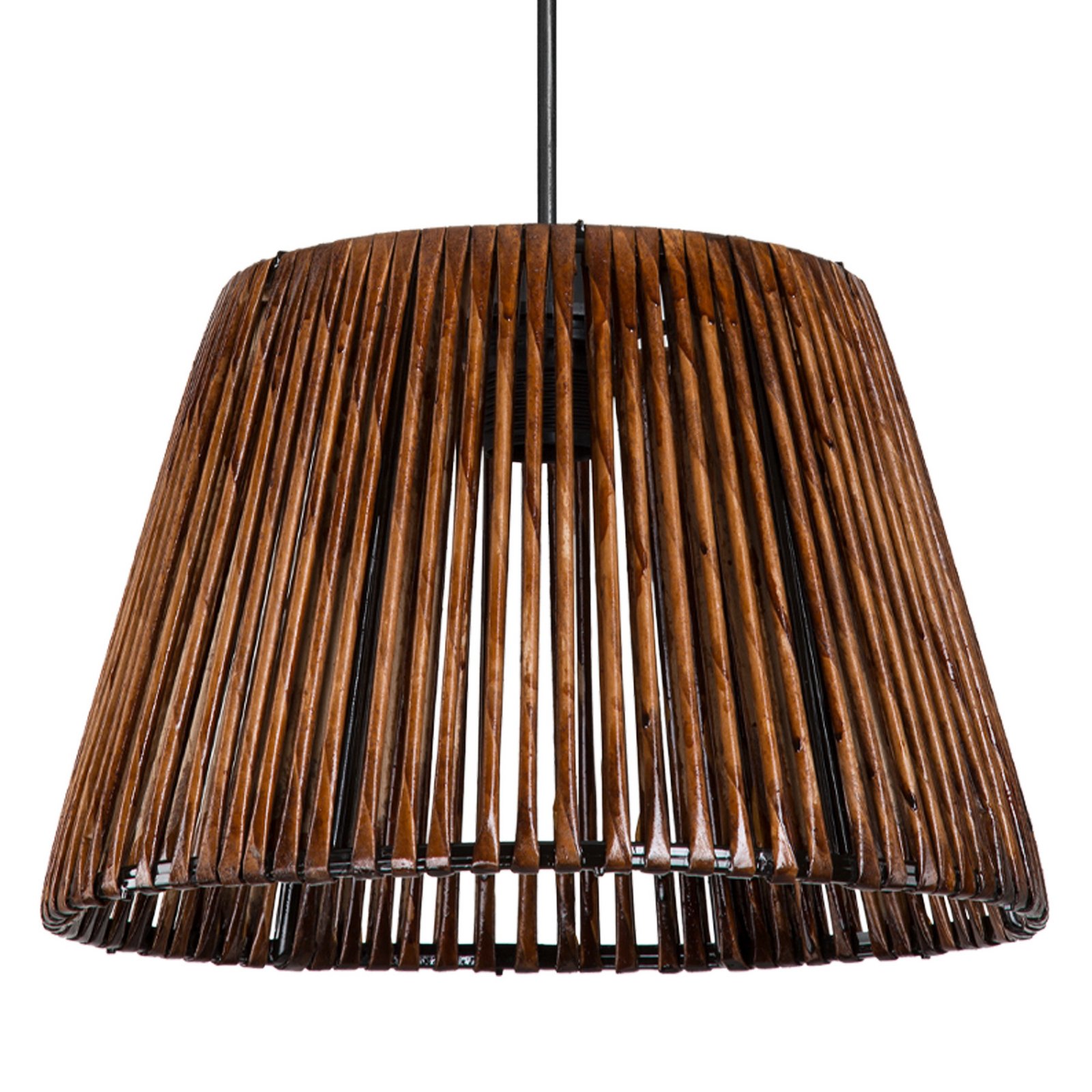 Hängeleuchte Roya Conic, Ø 30 cm, dunkelbraun, Papier Hängeleuchte Roya Conic, Ø 30 cm, dunkelbraun, Papier