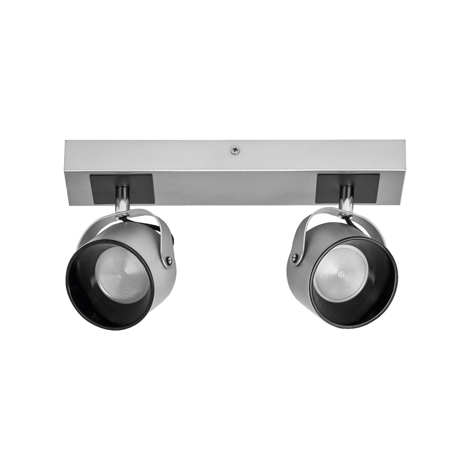 OSRAM LED-Deckenleuchte JUPITER, 2-flammig, silber, Metall
