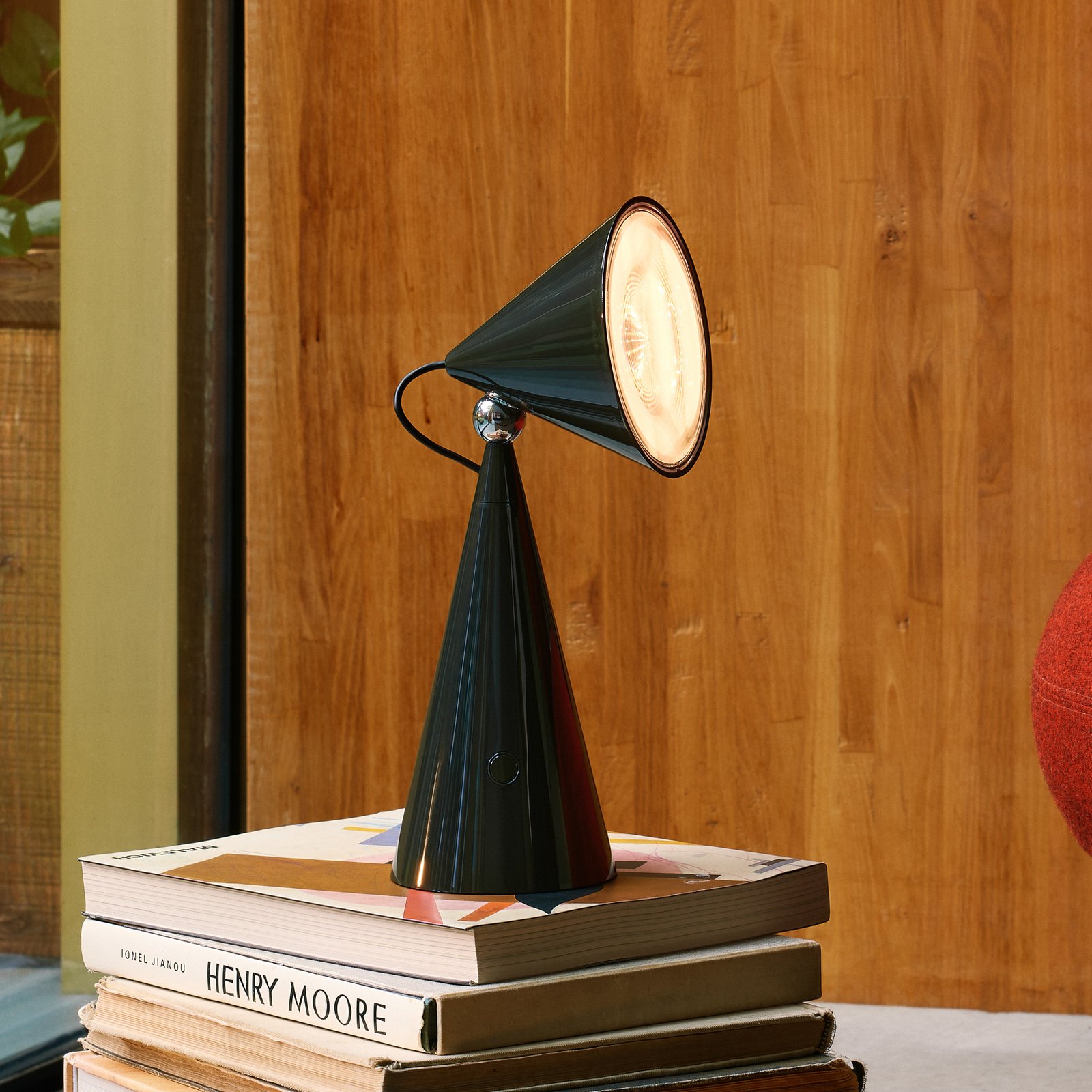 Tom Dixon lampada LED da tavolo Pose Task Light, antracite, 41 cm