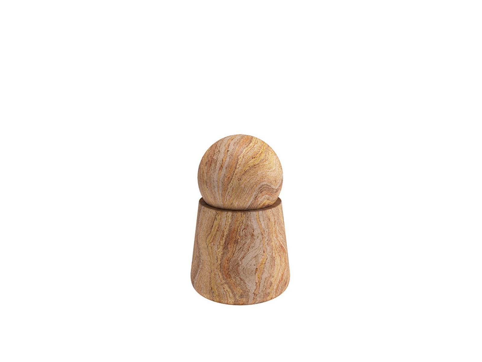 Serene Jar Tall Rainbow Sandstone - Woud