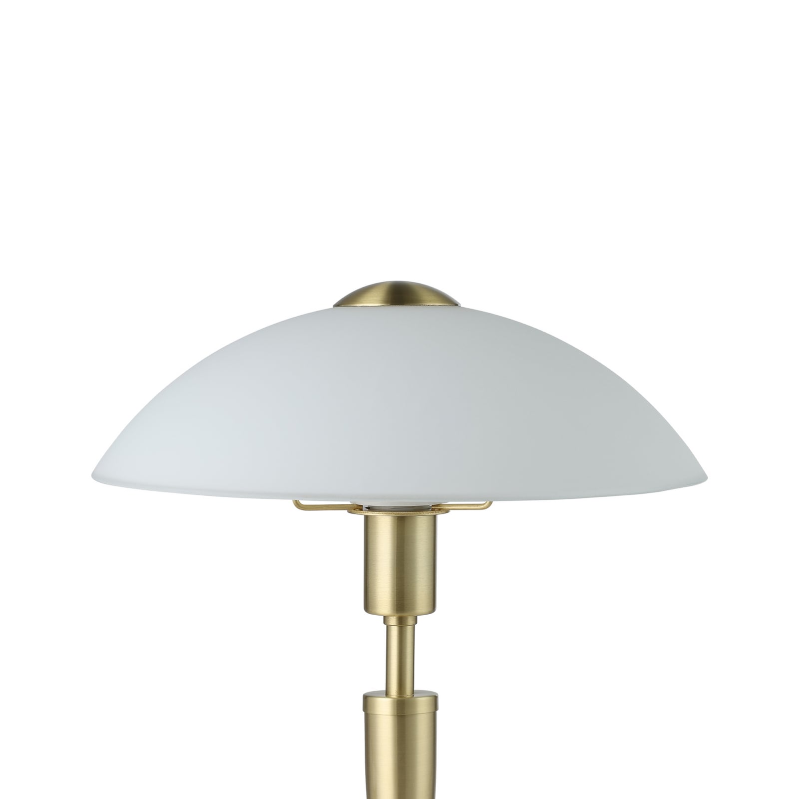 Tafellamp SOLO 1, messingkleurig, hoogte 35 cm Metaal/glas dimbaar