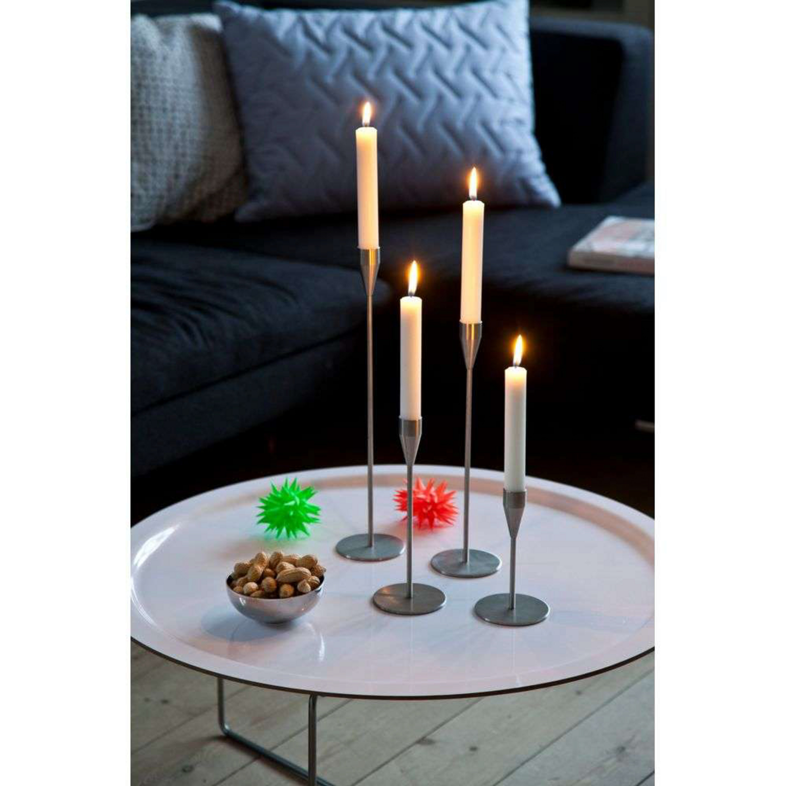 Mars Candle Holder H14 Stainless Steel - Piet Hein