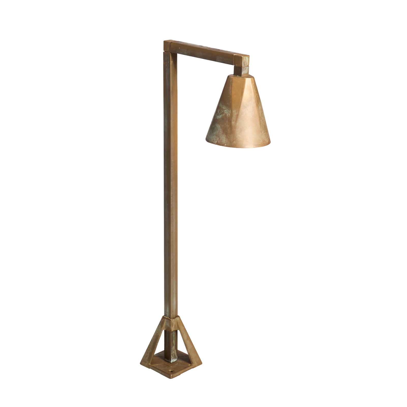 Luminaire pour socle LED Silva Disk, 50 x 19 cm, laiton antique