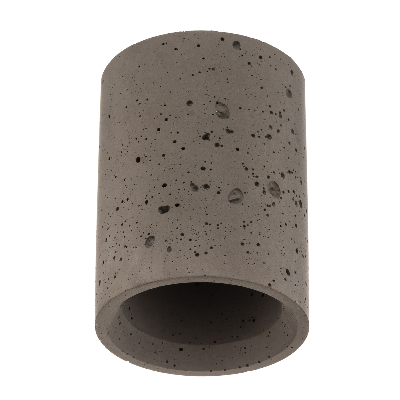 Shy S downlight laget av betong, Ø 9 cm
