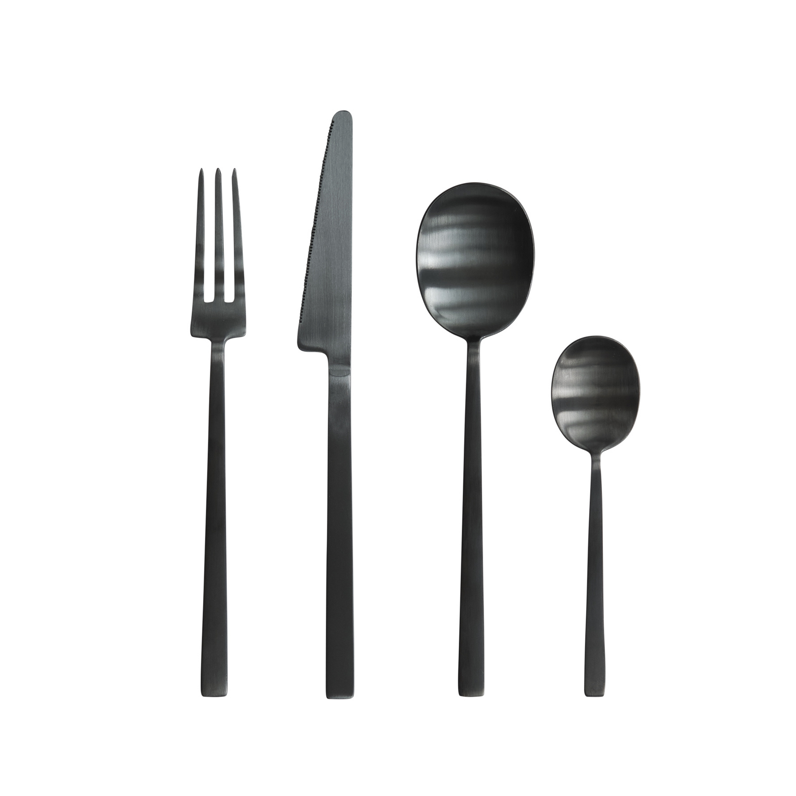 Zestaw sztućców Kogei, czarny, zestaw 24 sztuki – 101 Copenhagen