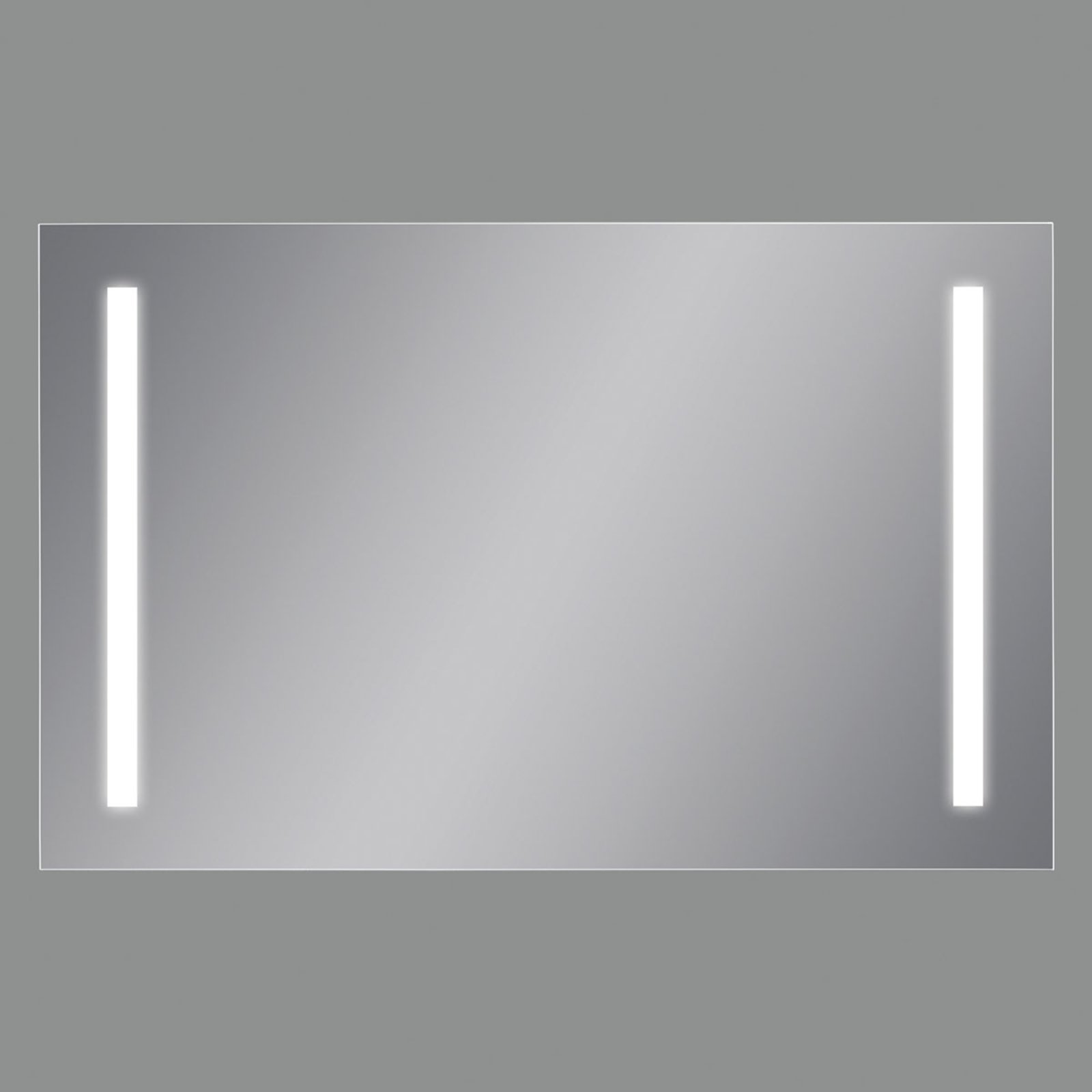 ACB ILUMINACIÓN Jour LED wall mirror, 52 x 72 cm, 4,000 K, for Bathroom, metal, glass, 17 W, energy efficiency: A+, W: 52 cm, H: 72 cm