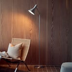 FRANDSEN Candeeiro de pé Lyss, cor alumínio, metal, 150 cm, E27