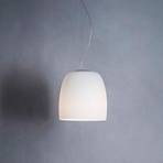 Prandina Notte S1 závesná lampa, opálová biela
