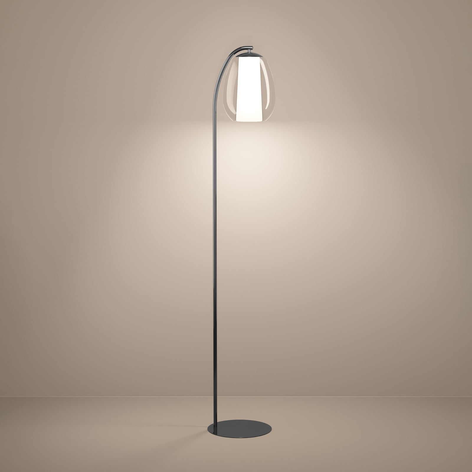 Stars of Light Menorca LED floor lamp, nickel, height 165 cm, CCT