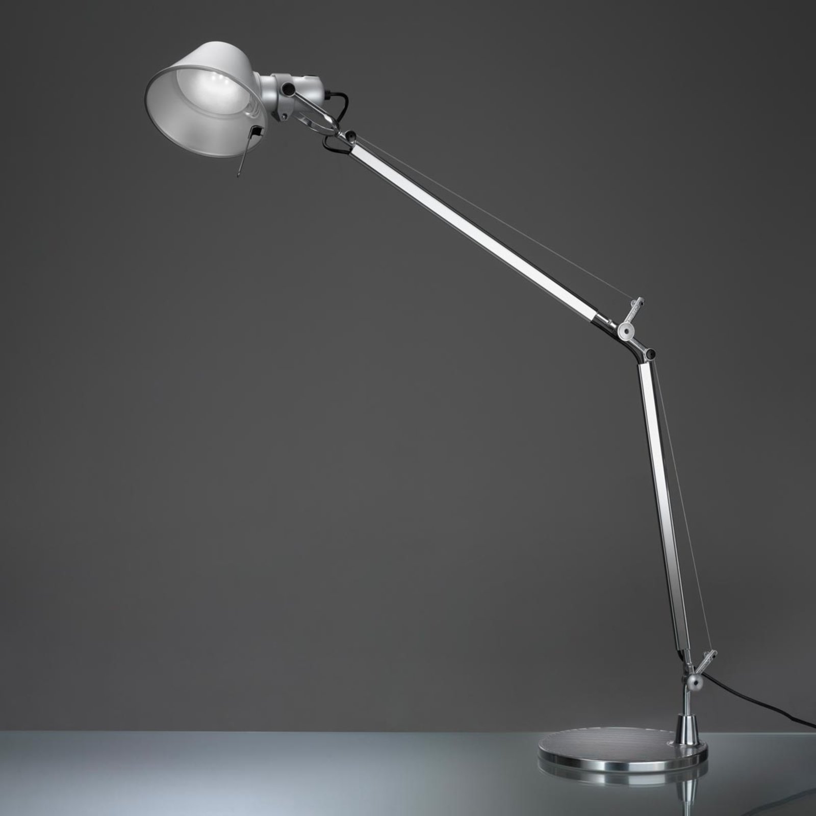Tolomeo Candeeiro de Mesa LED Aluminium com Aluminium Base - Artemide