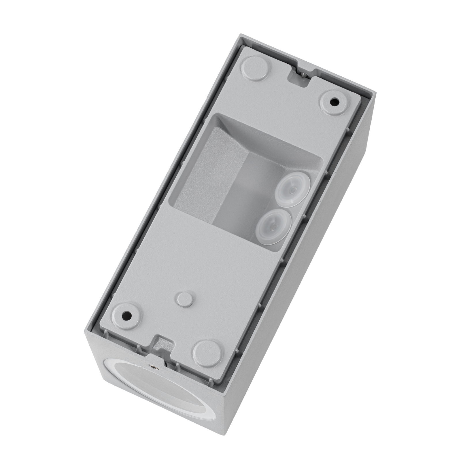 Lucande Außenwandleuchte Xava, up/down, grau, 2-flg., GU10 Lucande Außenwandleuchte Xava, up/down, grau, 2-flg., GU10