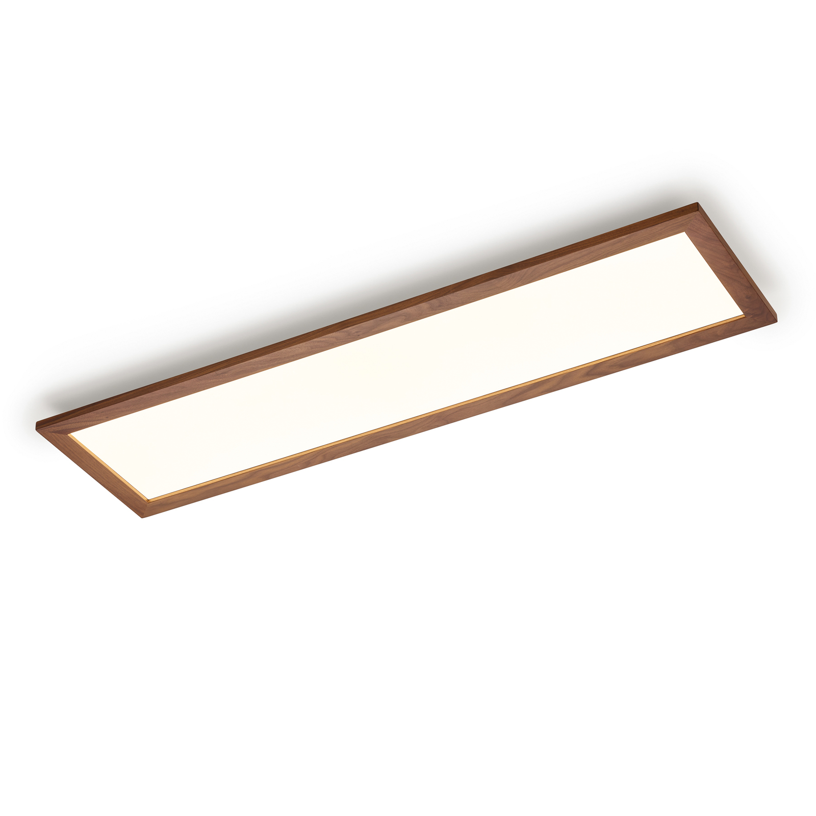 Quitani Aurinor panel LED, nogal, 125 cm