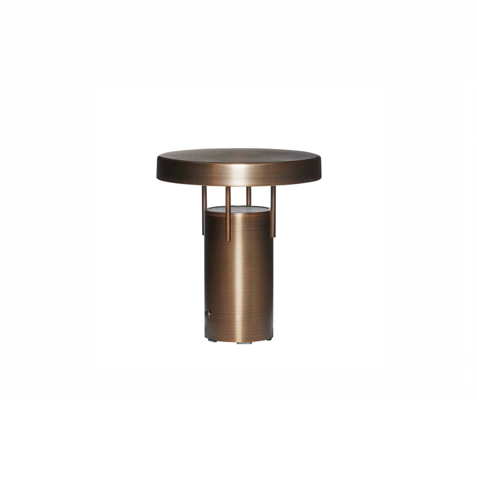 HÜBSCH LED-Akku-Tischleuchte BringMe Mini, messing, 20 cm günstig online kaufen