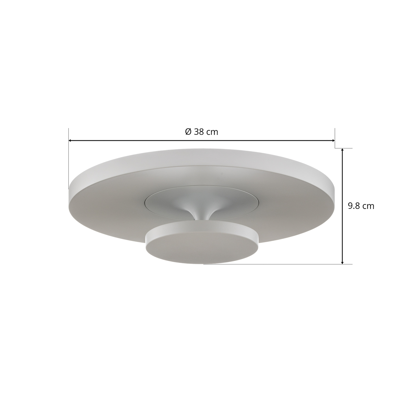 Indirekt strahlende LED-Deckenleuchte Sunny