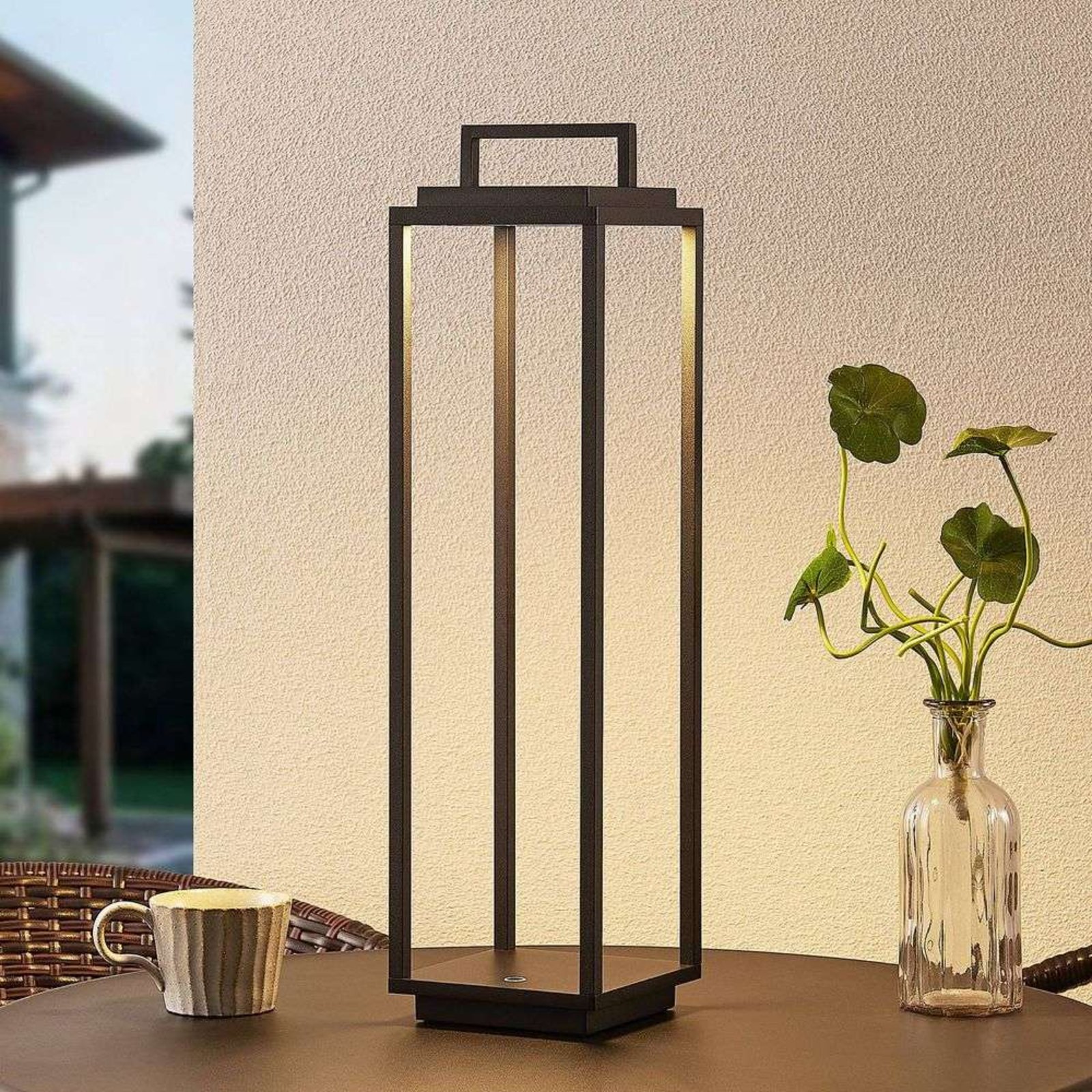 Elaja Portable Lampă de Exterior Black - Lucande