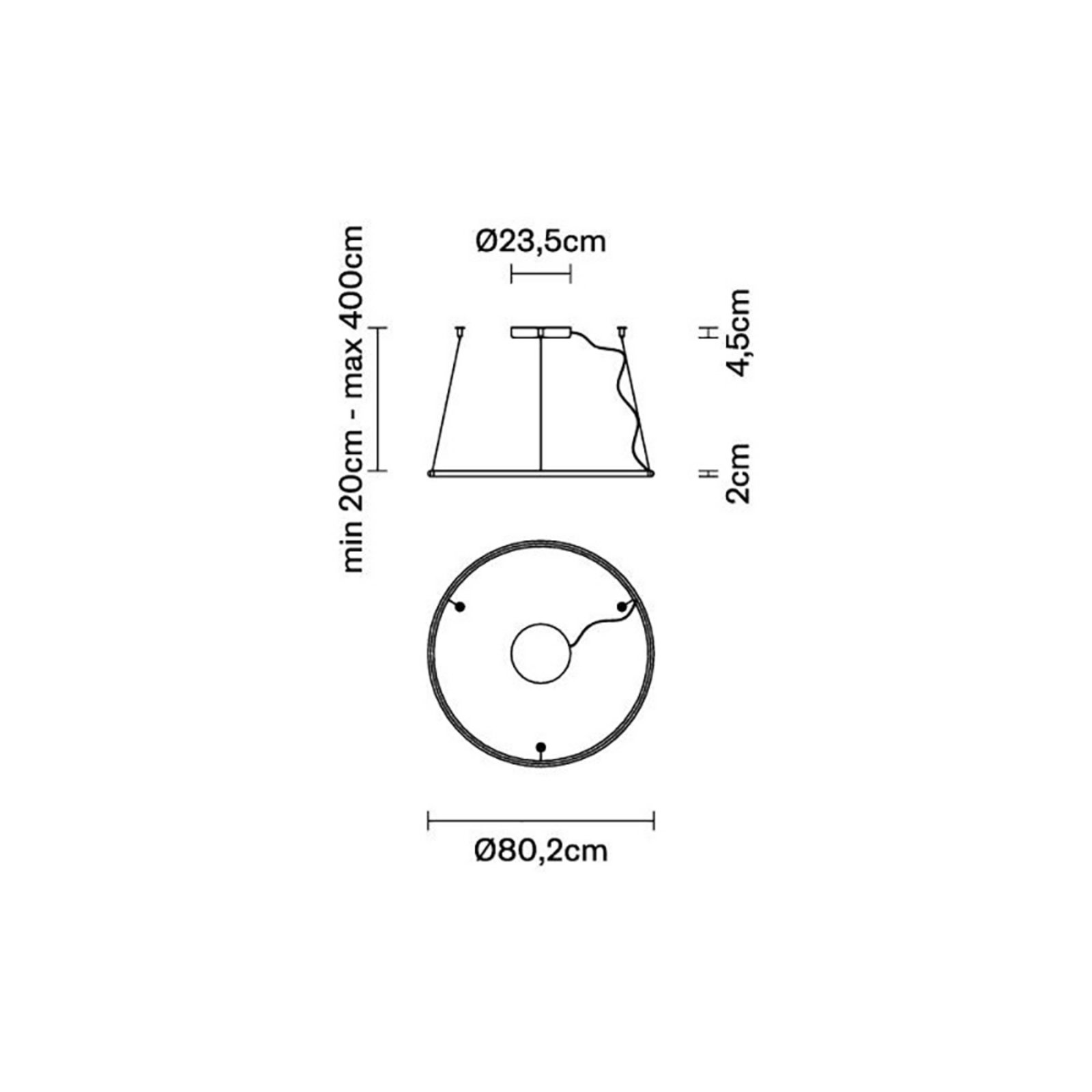 Olympic Lustră Pendul Ø802 - Fabbian