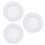 EGLO connect LED-Einbauleuchte Fueva 6-Z, weiß, 3er-Set