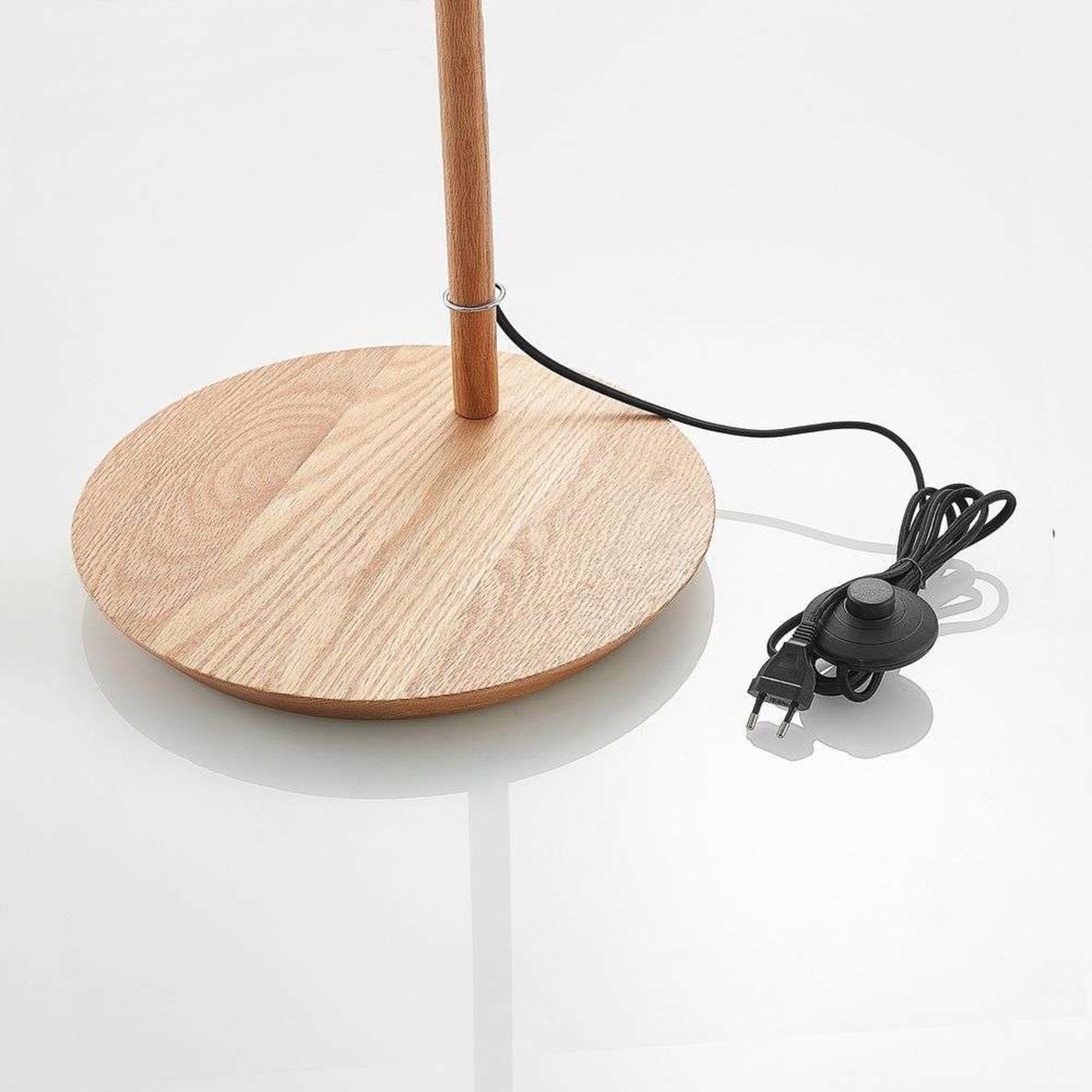 Jinda Stojaca Lampa Blue/Wood - Lucande