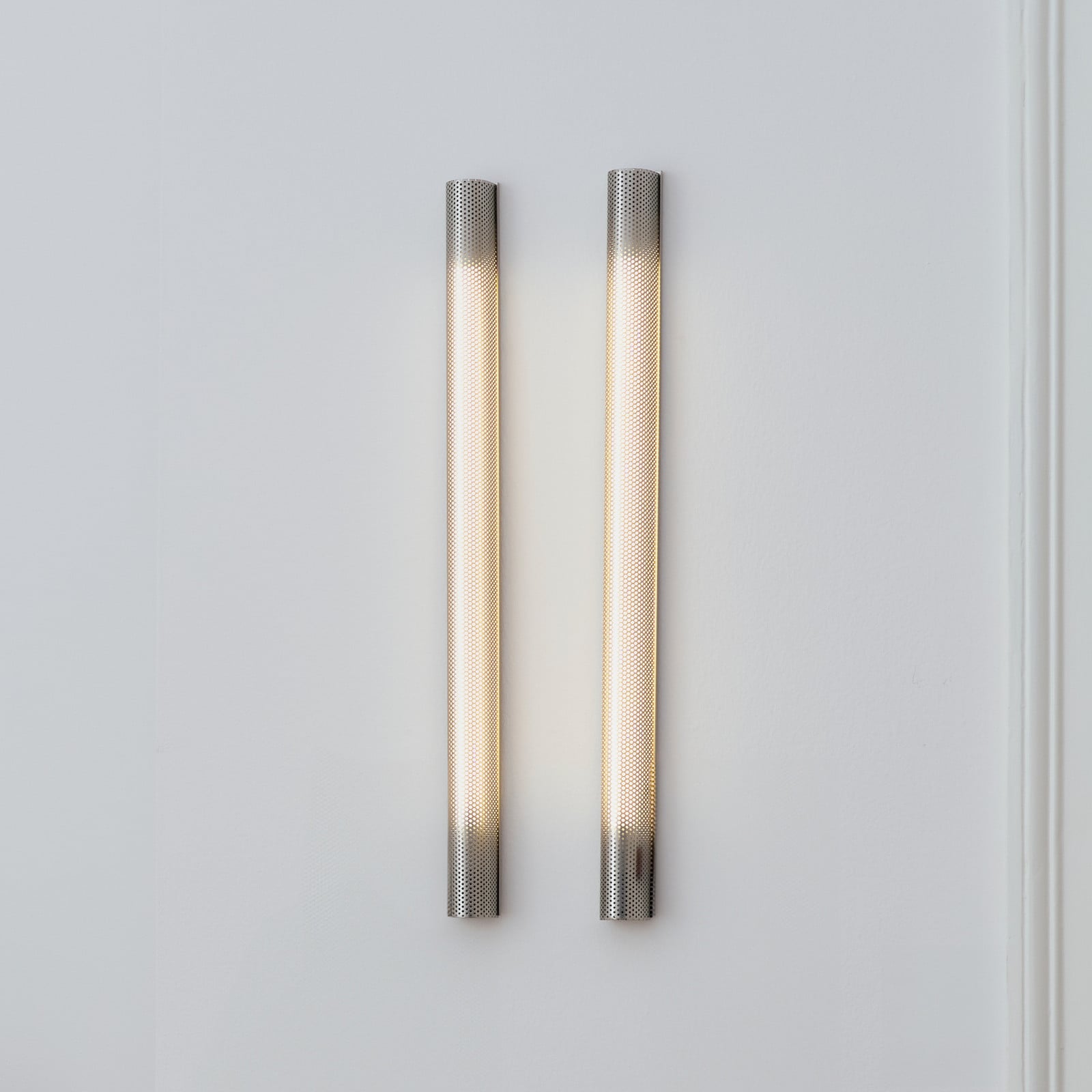 GEJST aplică de perete Radent cu ștecher gri oțel înălțime 70 cm G13 LED - Camera de zi / sufragerie - gri metalizat