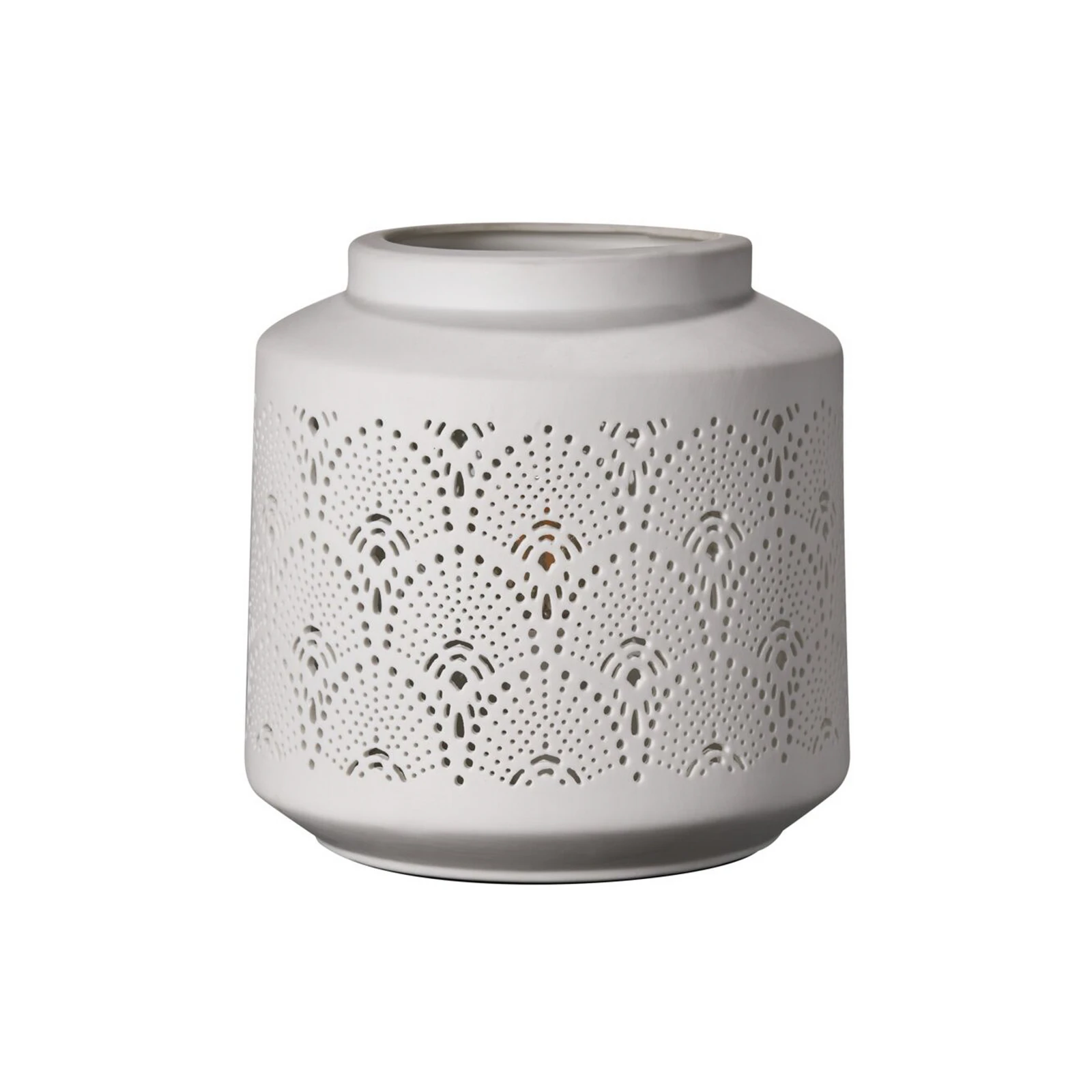 Stolní lampa Pauleen PRETTY SUNKISS, bílá, výška 18 cm, porcelán