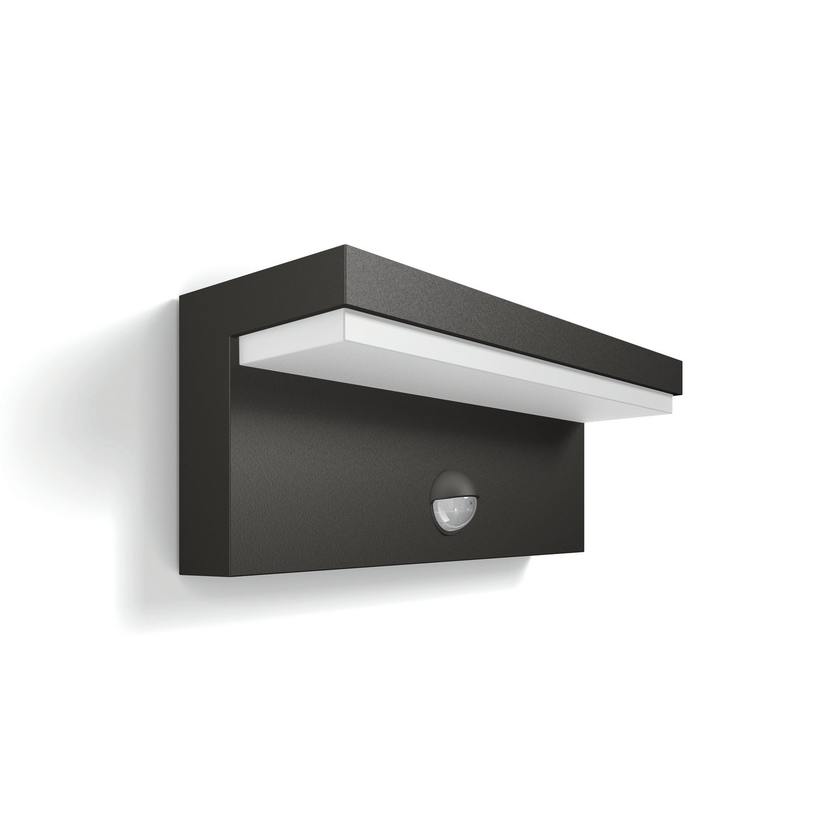 Philips LED лампа за външна стена Bustan, 2 броя, сензор, 2700K