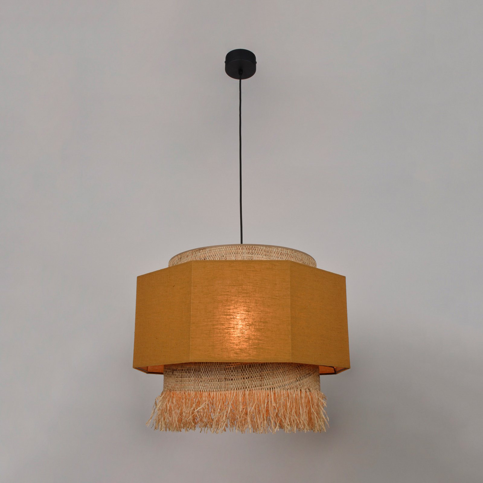 Marrakech Hängeleuchte, 60x46cm, curry - MARKET SET Marrakech Hängeleuchte, 60x46cm, curry - MARKET SET