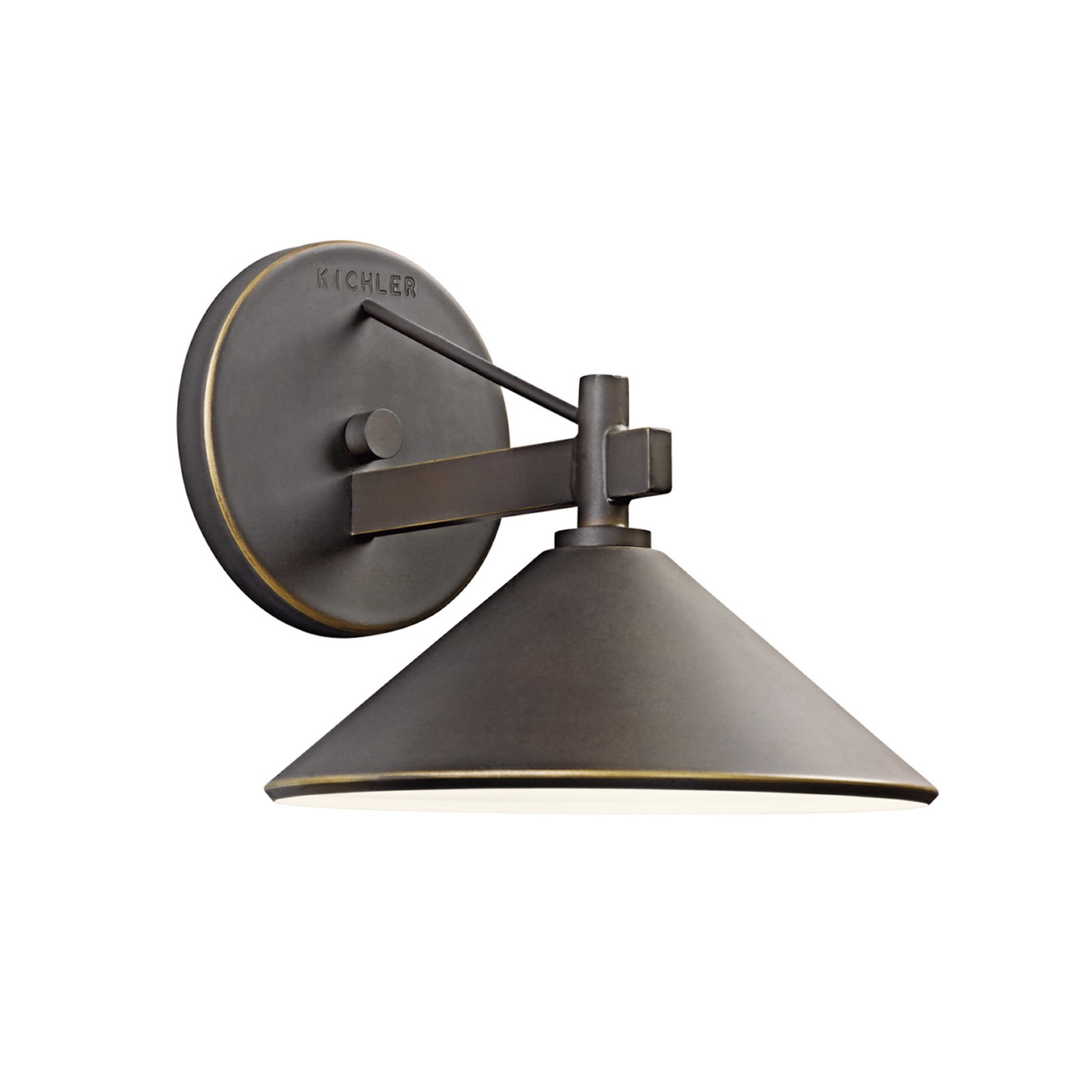 Kinkiet zewnętrzny Ripley, kolor starego brązu, szerokość 20 cm, metal, IP44