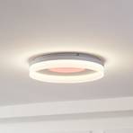 Lucande Smart LED stropna svjetiljka Squillo bijela Tuya RGBW CCT